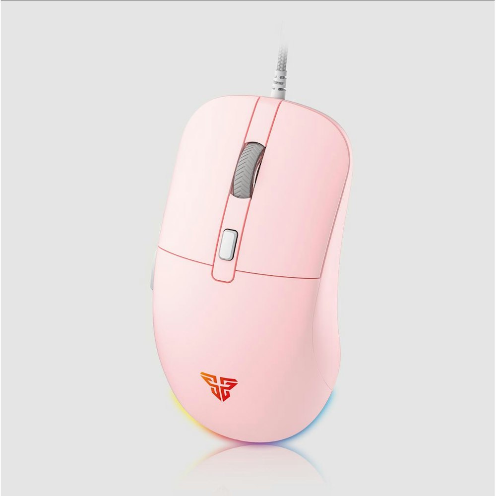 A large main feature product image of Fantech KANATA VX9S RGB Light 6D Wired Gaming Mouse - Pink