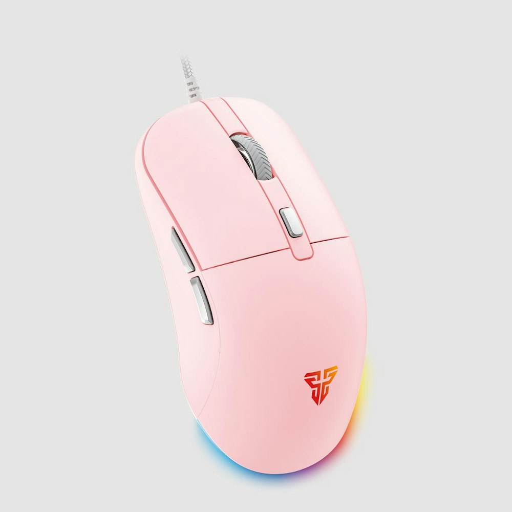 A large main feature product image of Fantech KANATA VX9S RGB Light 6D Wired Gaming Mouse - Pink