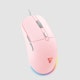 A small tile product image of Fantech KANATA VX9S RGB Light 6D Wired Gaming Mouse - Pink