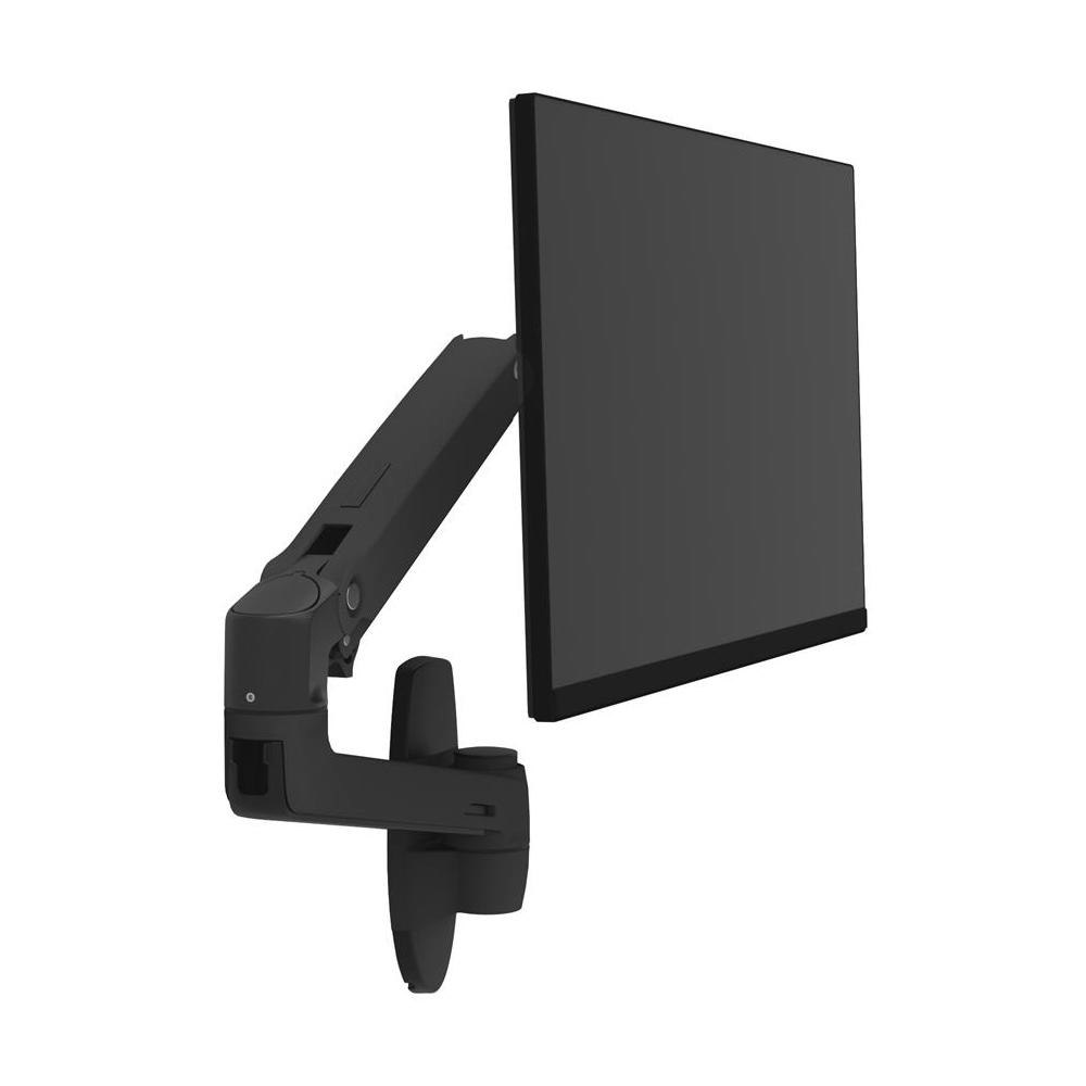 A large main feature product image of Ergotron LX Wall  Monitor Arm - Matte Black