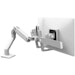 A product image of Ergotron HX Desk Dual Monitor Arm - White