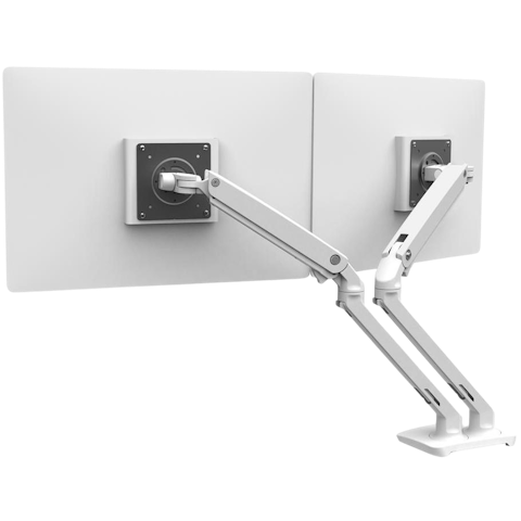Ergotron MXV Desk Dual Monitor Arm - White