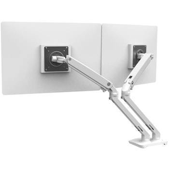 Product image of Ergotron MXV Desk Dual Monitor Arm - White - Click for product page of Ergotron MXV Desk Dual Monitor Arm - White