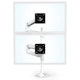 A small tile product image of Ergotron LX Dual Stacking Arm Tall Pole - White
