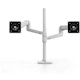 A small tile product image of Ergotron LX Dual Stacking Arm Tall Pole - White
