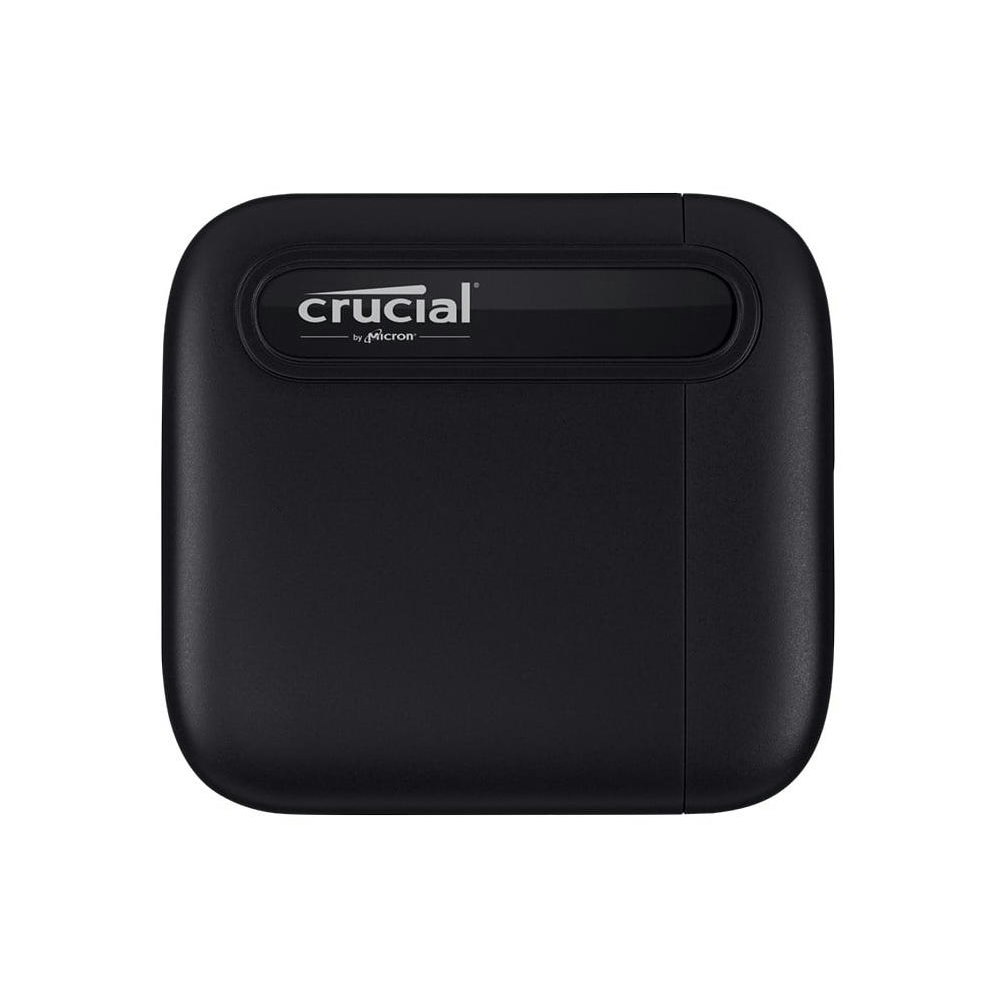A large main feature product image of Crucial X6 Portable USB Type-C External SSD - 500GB