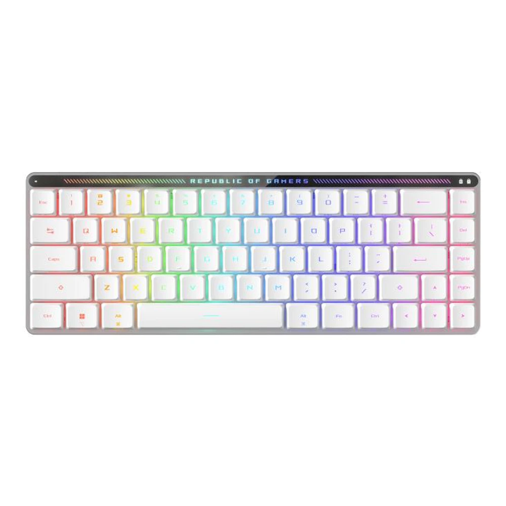 ASUS ROG FALCHION RX Low Profile 65% Compact Wireless Gaming Keyboard - ROG Red Switch