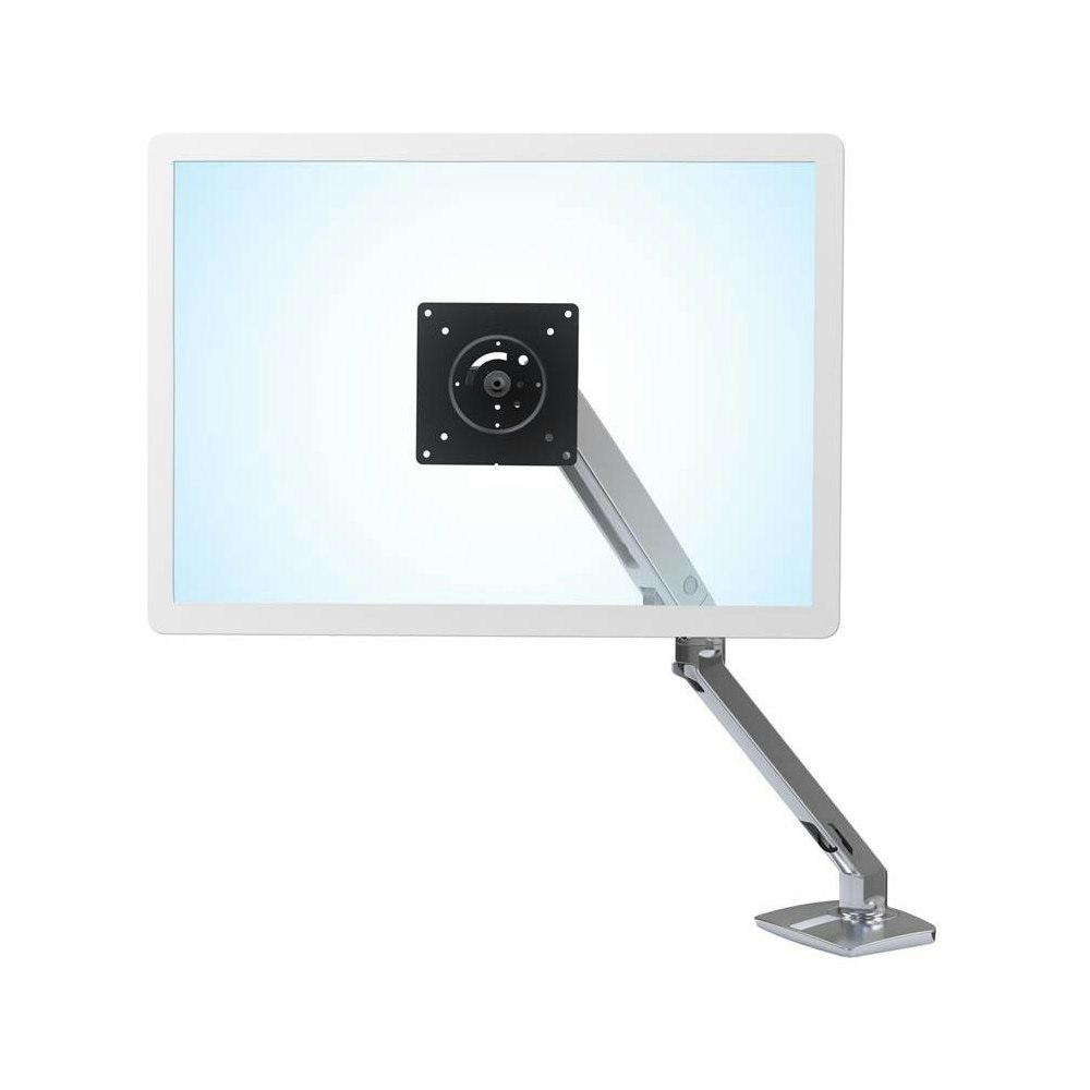 A large main feature product image of Ergotron MXV Desk Monitor Arm - Polished Aluminum