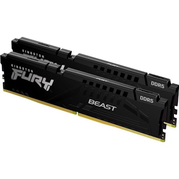 Product image of EX-DEMO Kingston 16GB Kit (2x8GB) DDR5 Fury Beast C40 6000MHz - Black - Click for product page of EX-DEMO Kingston 16GB Kit (2x8GB) DDR5 Fury Beast C40 6000MHz - Black