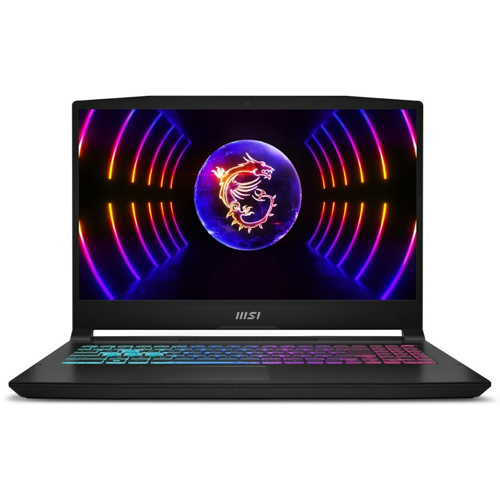 A large main feature product image of MSI Katana 15 (B13V) - 15.6" 144Hz, 13th Gen i9, RTX 4060, 16GB/512GB - Win 11 Gaming Notebook