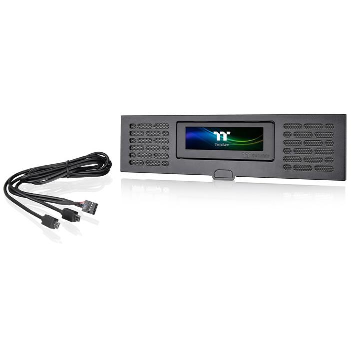 A large main feature product image of Thermaltake LCD Display Panel Kit for The Tower 200 (Black)