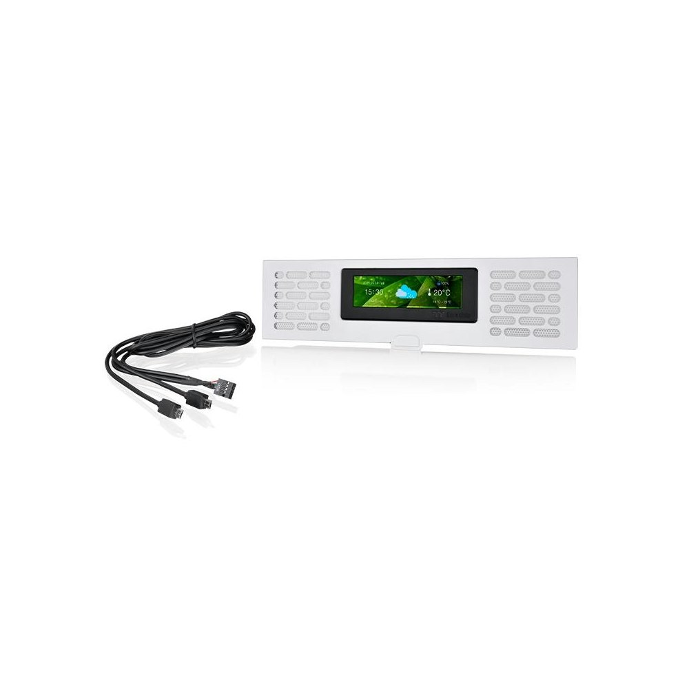 A large main feature product image of Thermaltake LCD Display Panel Kit for The Tower 200 (White)