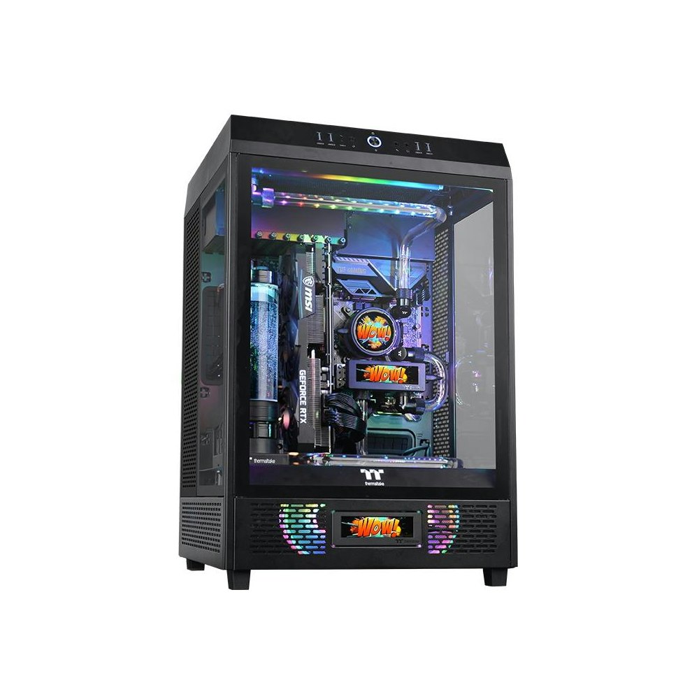A large main feature product image of Thermaltake LCD Display Panel Kit for The Tower 500 (Black)