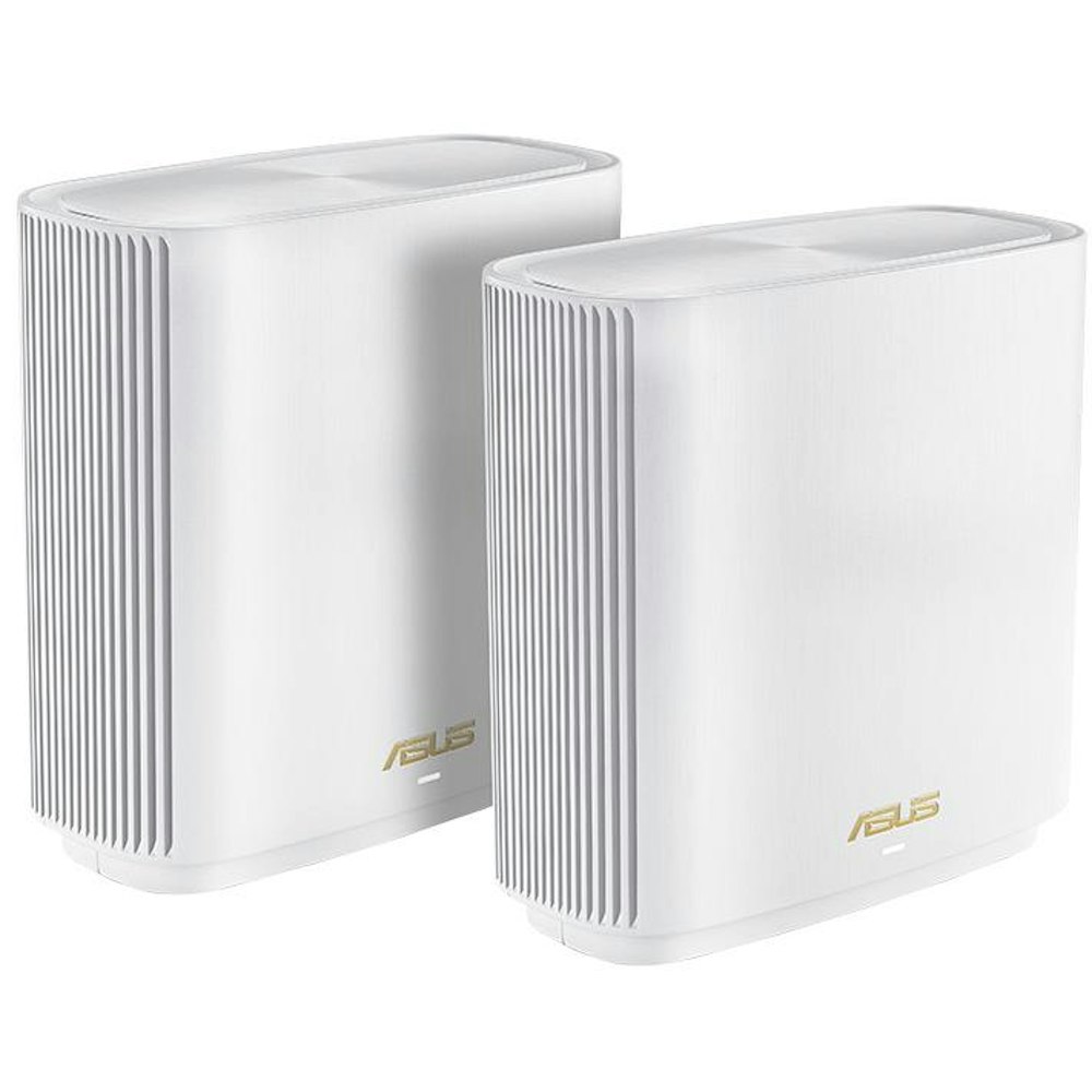 A large main feature product image of ASUS ZenWifi AX XT8 V2 AX6600 Tri Band WIFI 6 Router