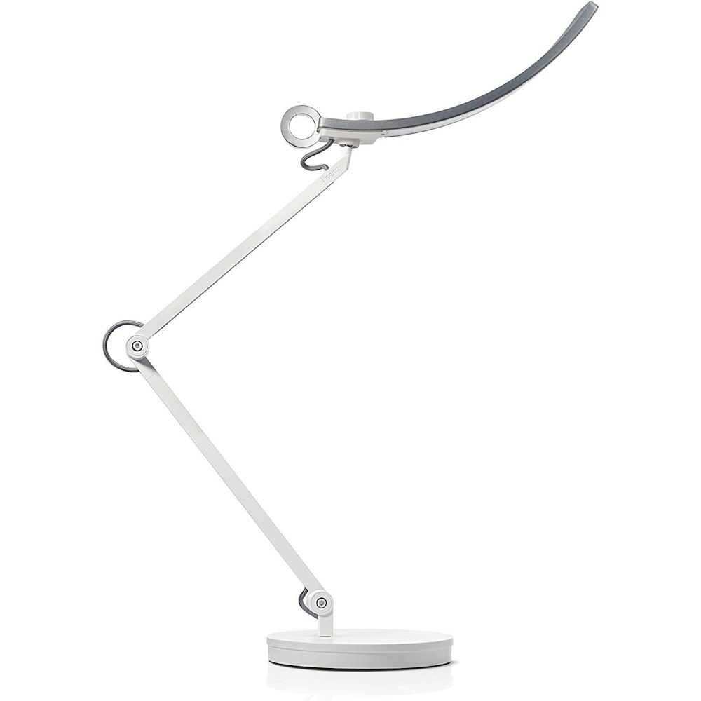 A large main feature product image of BenQ WiT eReading Desk Lamp - Snow Silver