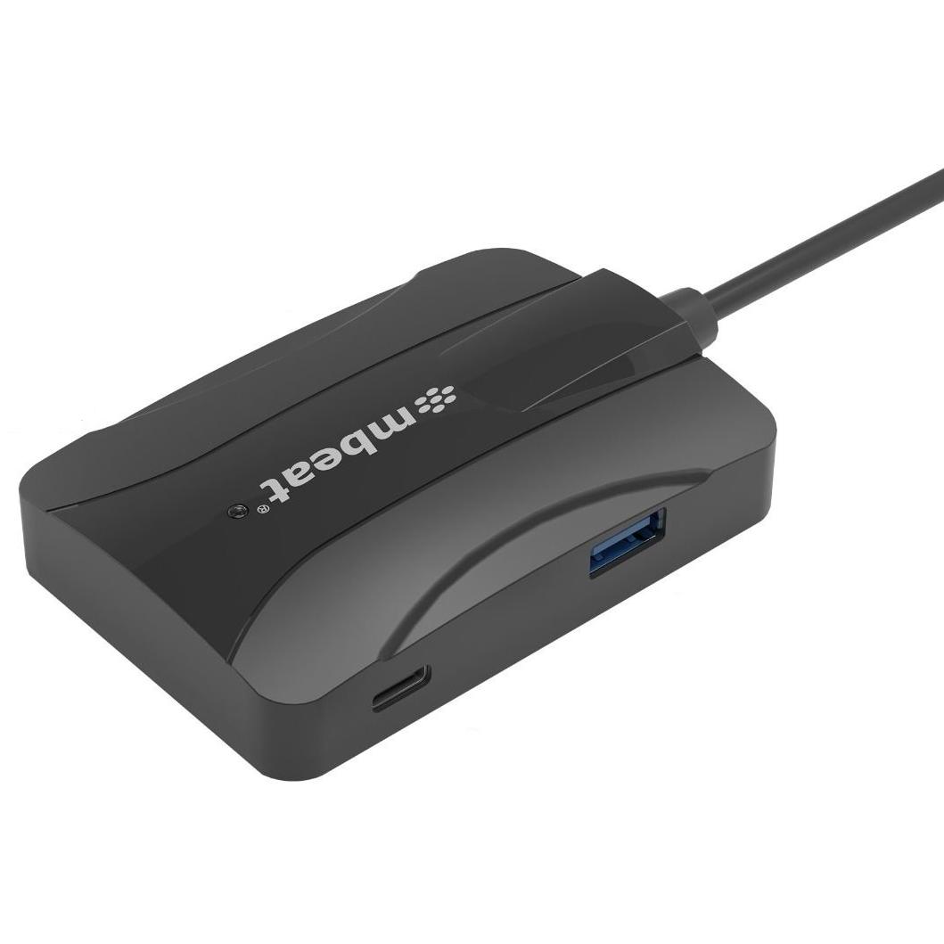 A large main feature product image of mbeat 4 Port 10Gbps USB Type-C to Type-A/Type-C Hub