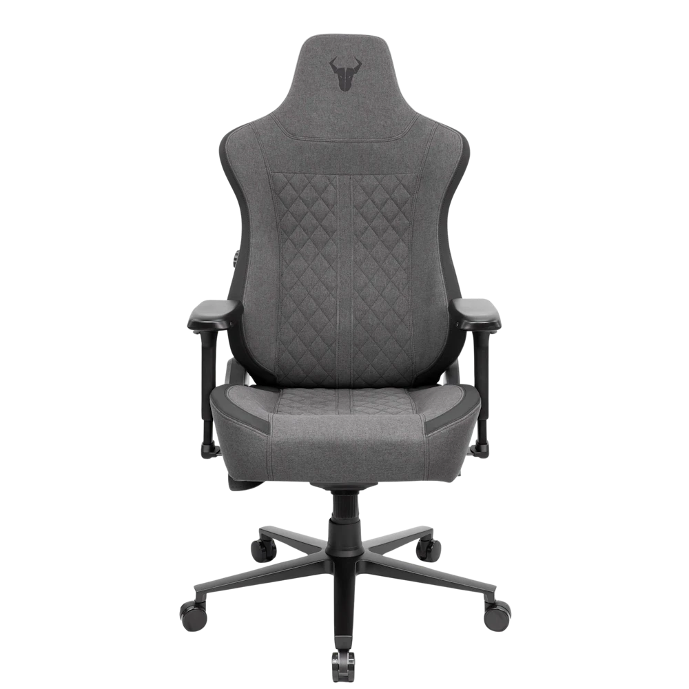A large main feature product image of BattleBull Crosshair XL Gaming Chair - Dark Grey Weave