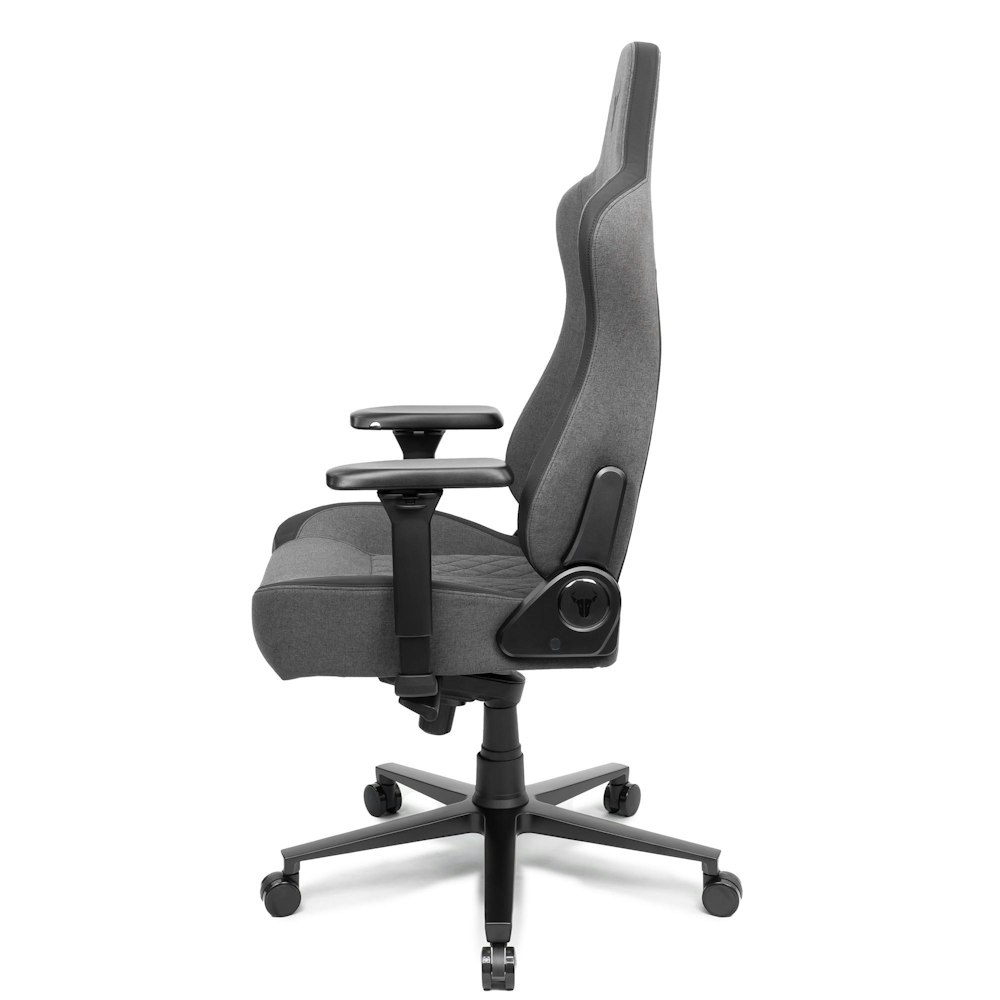 A large main feature product image of Battlebull Crosshair XL Gaming Chair Dark Grey Weave