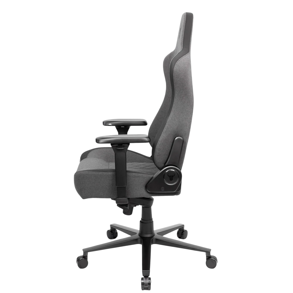 A large main feature product image of BattleBull Crosshair XL Gaming Chair - Dark Grey Weave