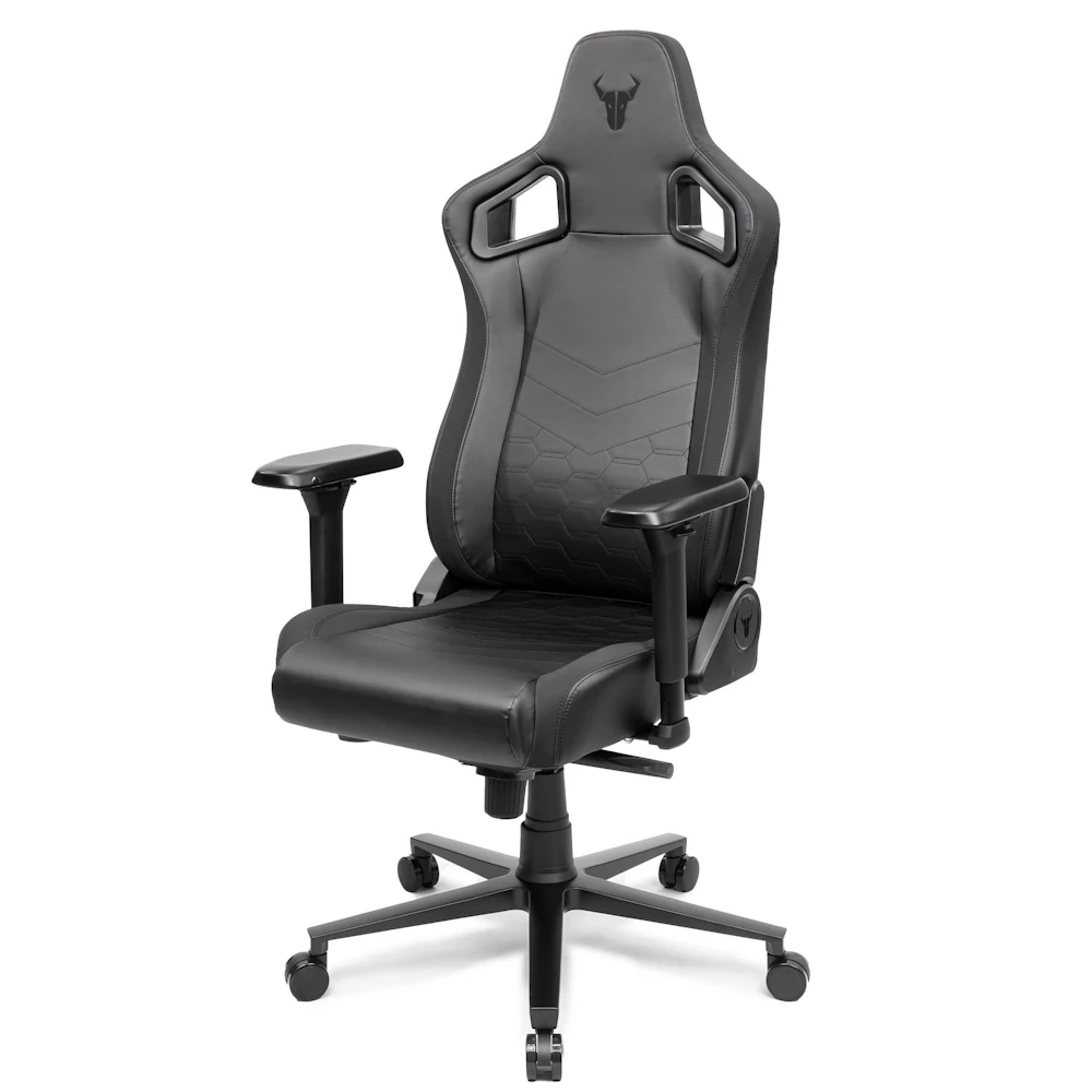 BattleBull Crosshair Gaming Chair - Black EPU Leather