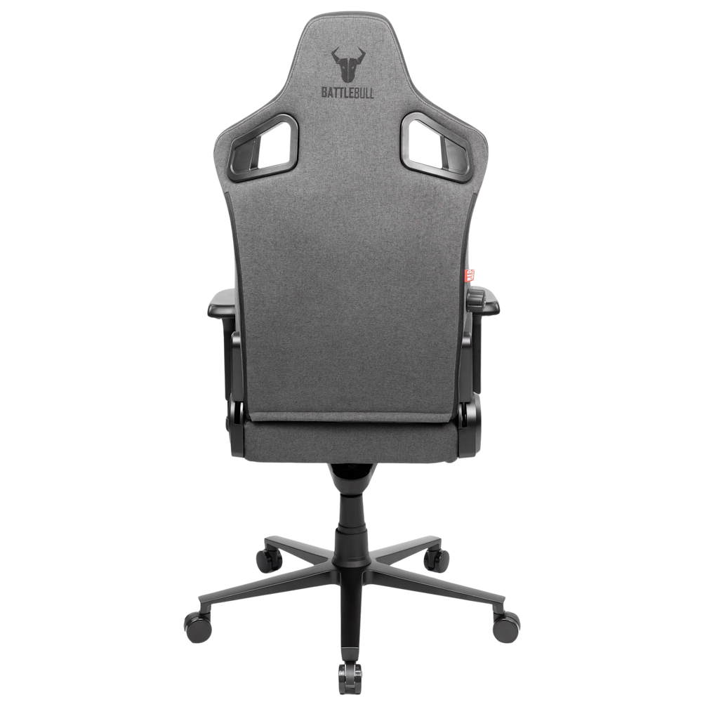 A large main feature product image of BattleBull Crosshair Gaming Chair - Dark Grey Weave