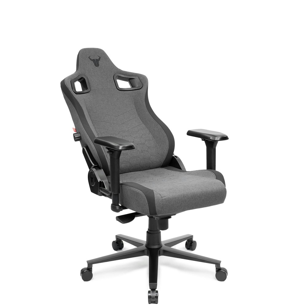 A large main feature product image of BattleBull Crosshair Gaming Chair - Dark Grey Weave