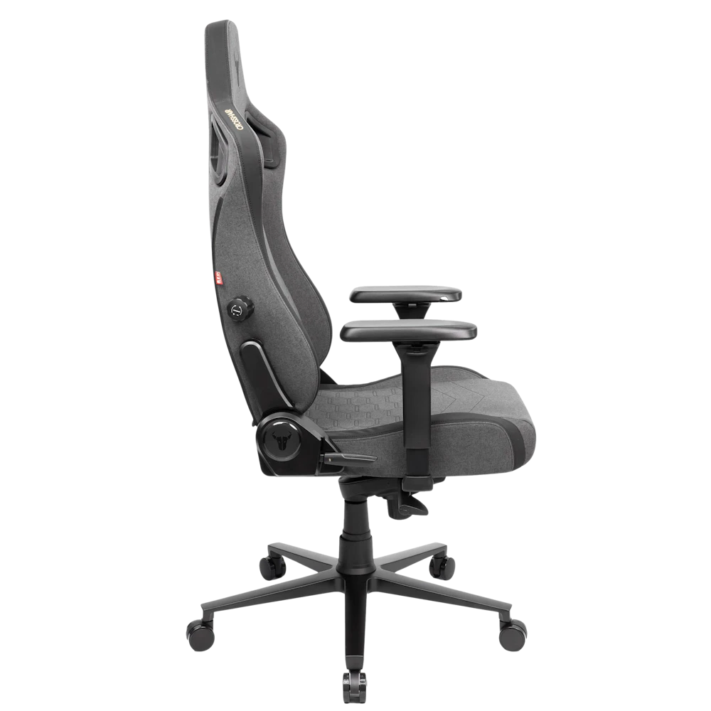 A large main feature product image of BattleBull Crosshair Gaming Chair - Dark Grey Weave