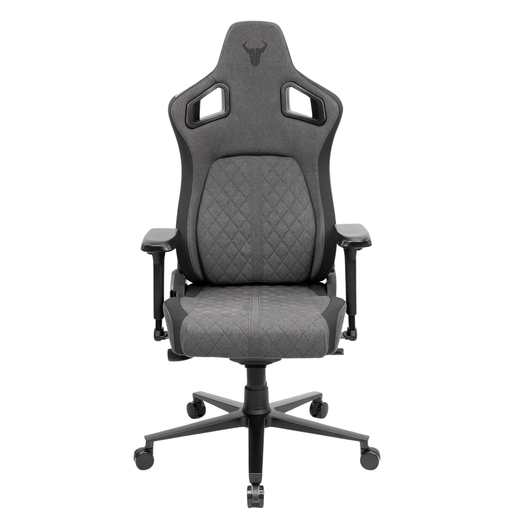 A large main feature product image of BattleBull Crosshair+ Gaming Chair - Dark Grey Weave