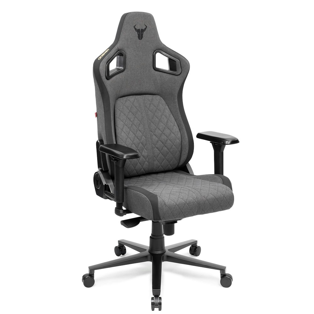 A large main feature product image of Battlebull Crosshair+ Gaming Chair Dark Grey Weave
