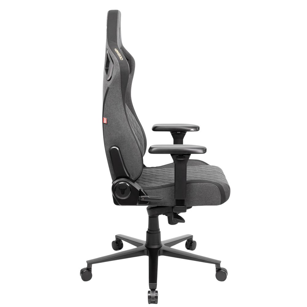 A large main feature product image of BattleBull Crosshair+ Gaming Chair - Dark Grey Weave