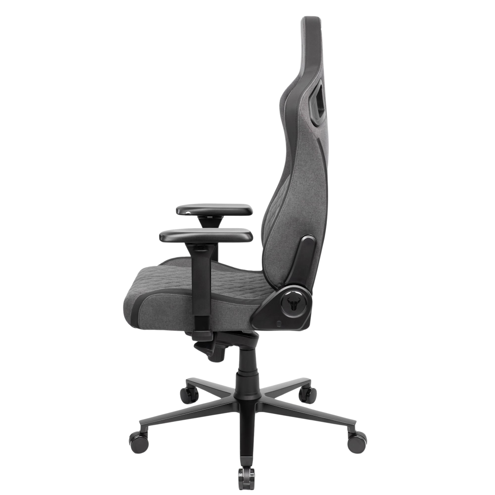 A large main feature product image of BattleBull Crosshair+ Gaming Chair - Dark Grey Weave