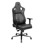 A small tile product image of BattleBull Crosshair+ Gaming Chair - Black EPU Leather