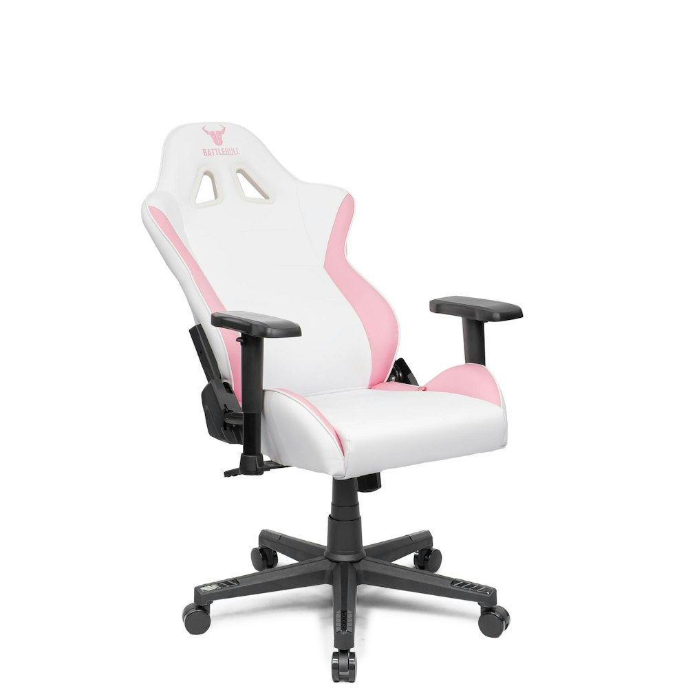 A large main feature product image of Battlebull Combat X Gaming Chair White/Pink