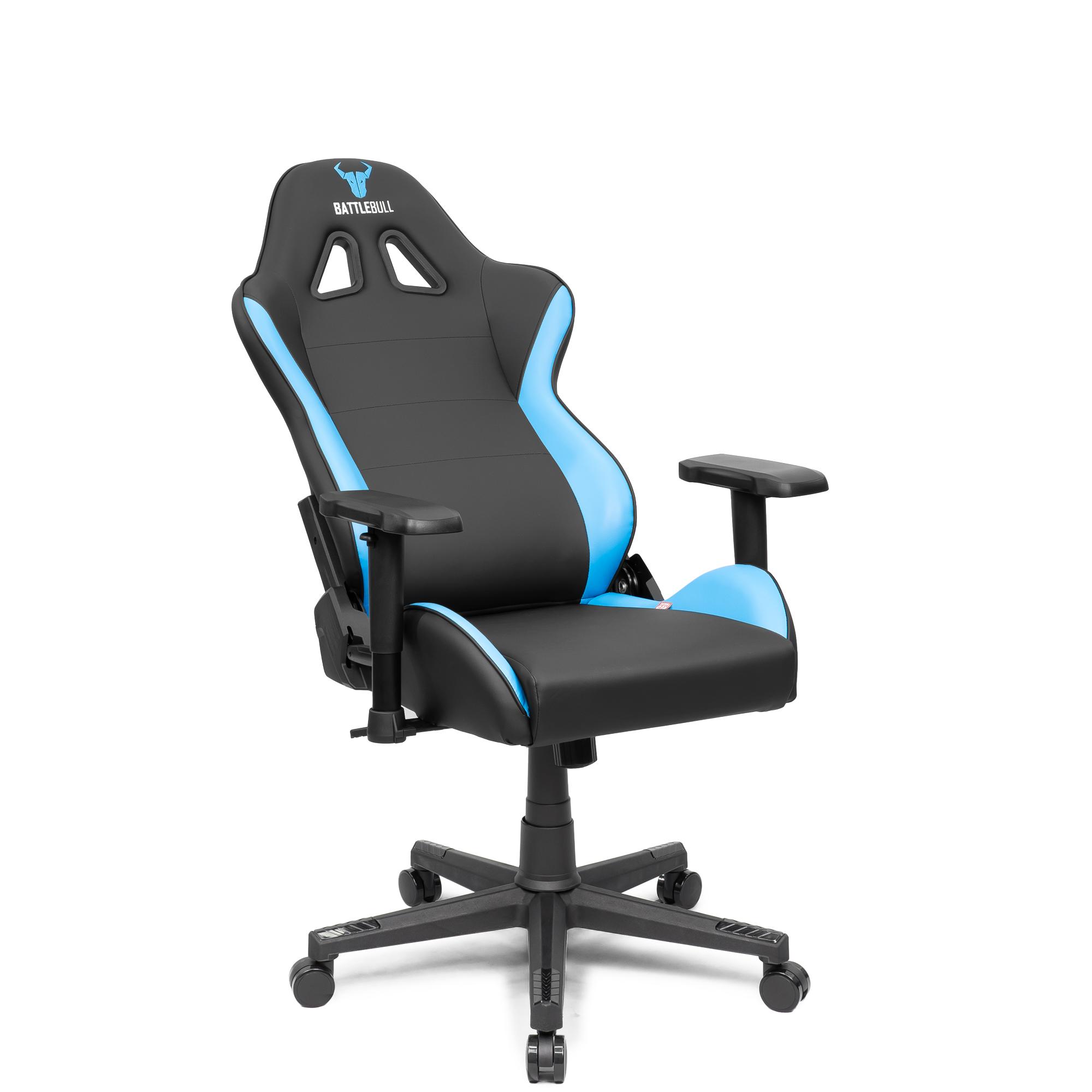 Battlebull Combat X Gaming Chair Black/Blue | PLE Computers