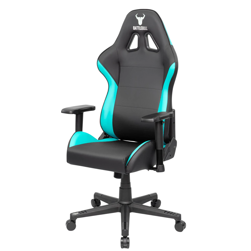A large main feature product image of BattleBull Combat X Gaming Chair - Black/Teal