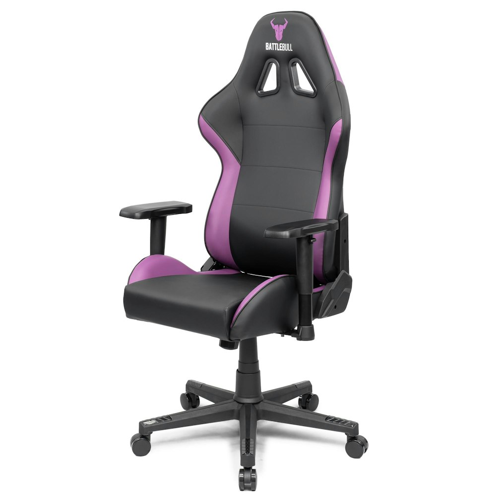 A large main feature product image of BattleBull Combat X Gaming Chair - Black/Purple