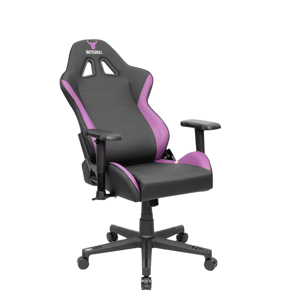 A large main feature product image of BattleBull Combat X Gaming Chair - Black/Purple