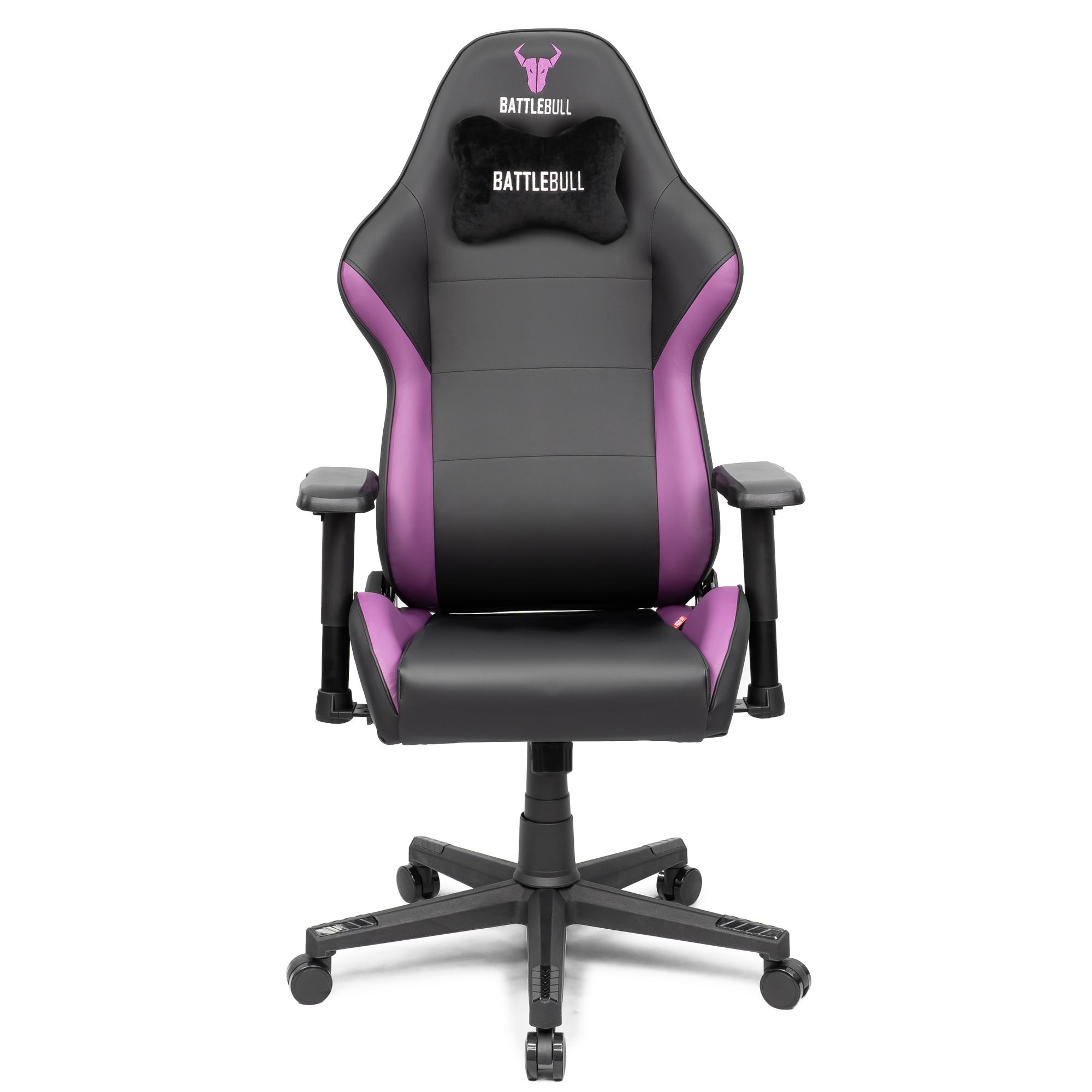 A large main feature product image of BattleBull Combat X Gaming Chair - Black/Purple