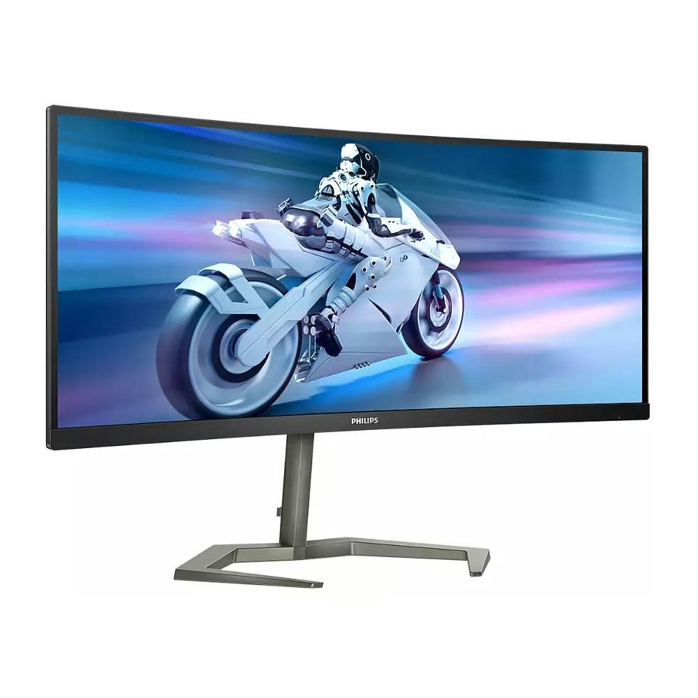A large main feature product image of Philips Evnia 34M1C5500VA - 34" Curved WQHD Ultrawide 165Hz VA Monitor