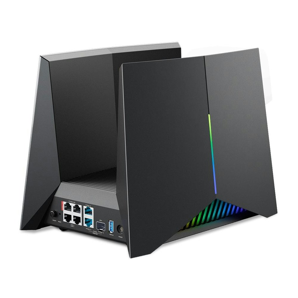 A large main feature product image of TP-Link Archer GE800 - BE19000 Tri-Band Wi-Fi 7 Gaming Router