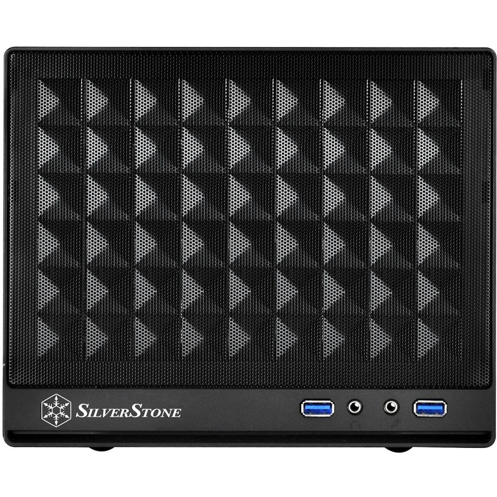 A large main feature product image of SilverStone SG13 SFF Case - Black