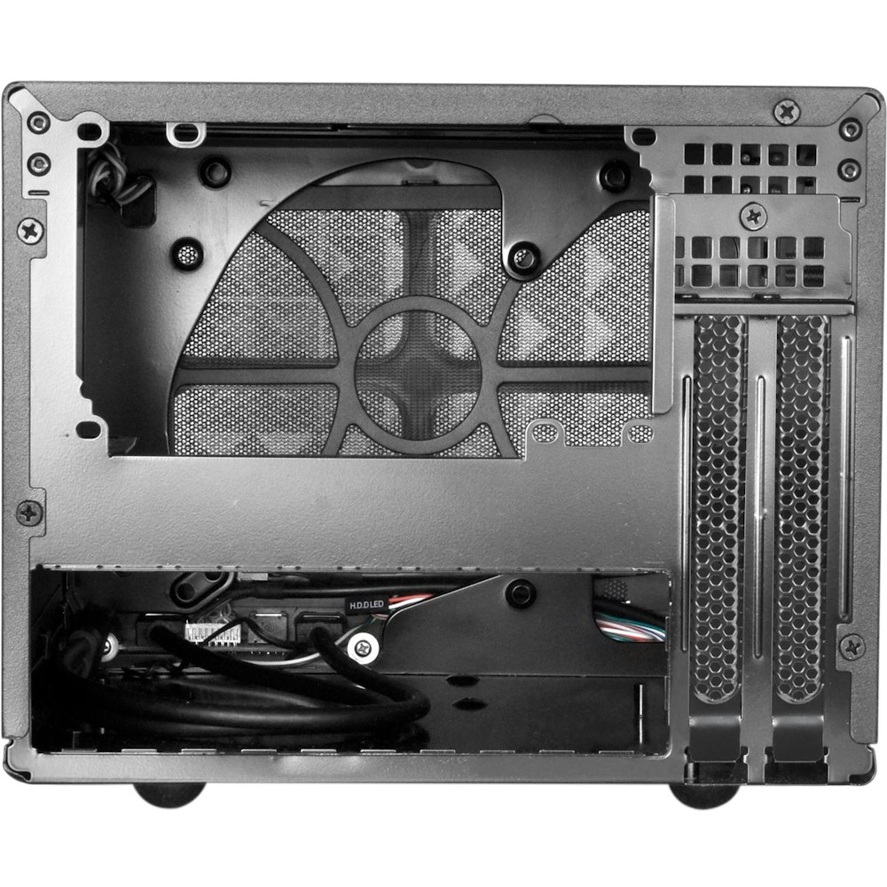 A large main feature product image of SilverStone SG13 SFF Case - Black