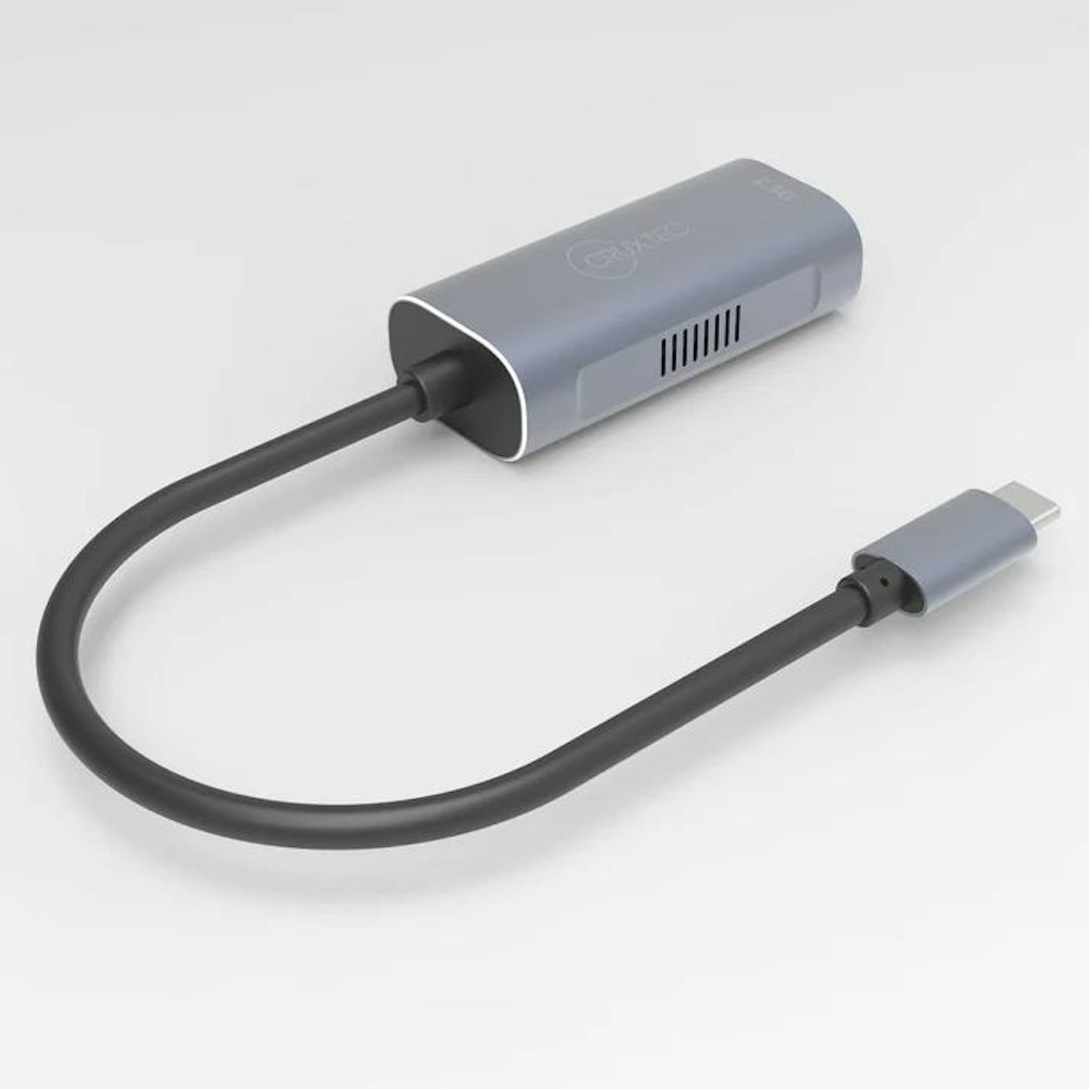 A large main feature product image of Cruxtec CTR-25G-SG USB-C to RJ45 2.5G Ethernet Network Adapter 