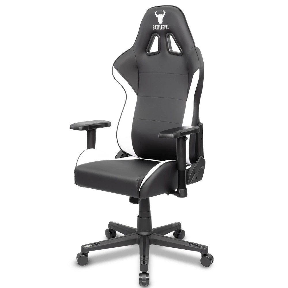 BattleBull Combat X Gaming Chair - Black/White