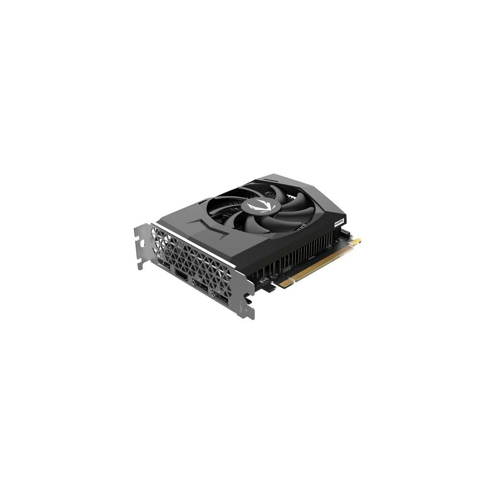 A large main feature product image of ZOTAC GAMING GeForce RTX 3050 6GB GDDR6 Solo