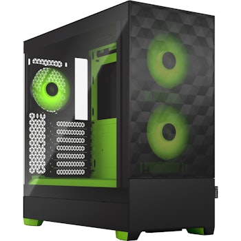 Product image of EX-DEMO Fractal Design Pop Air RGB TG Clear Tint Mid Tower Case - Green Core - Click for product page of EX-DEMO Fractal Design Pop Air RGB TG Clear Tint Mid Tower Case - Green Core