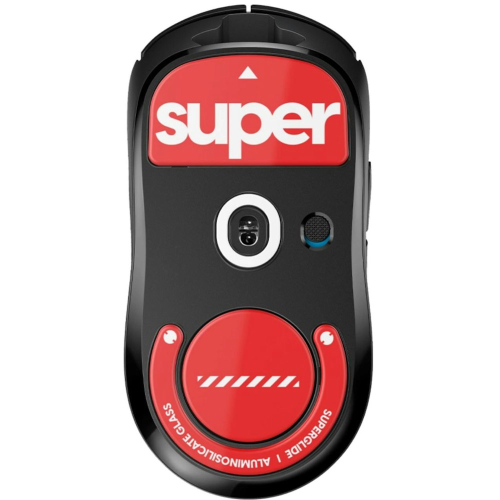 A large main feature product image of Pulsar Superglide 2 Mouse Skate for Logitech G Pro X Superlight - Red