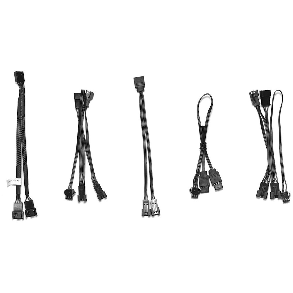 A large main feature product image of Lian-Li ARGB Device Cable Kits for Strimer/Strimer Plus/Galahad AIO/ST120