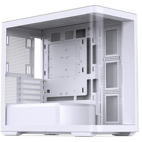 Jonsbo D300 mATX Case - White | PLE Computers