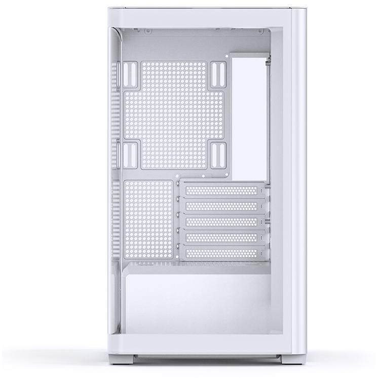 A large main feature product image of Jonsbo D300 mATX Case (White)